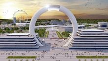 Figuración de una de las atracciones del proyecto de parque temático en Cheste.