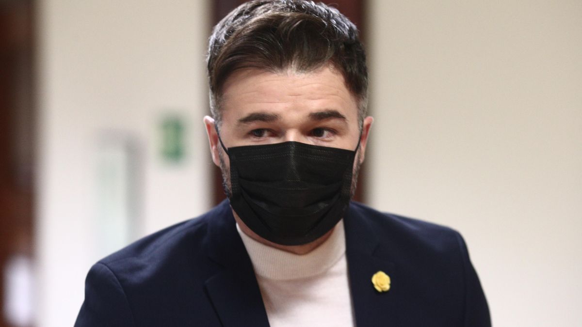 Archivo - El portavoz de ERC en el Congreso, Gabriel Rufián.