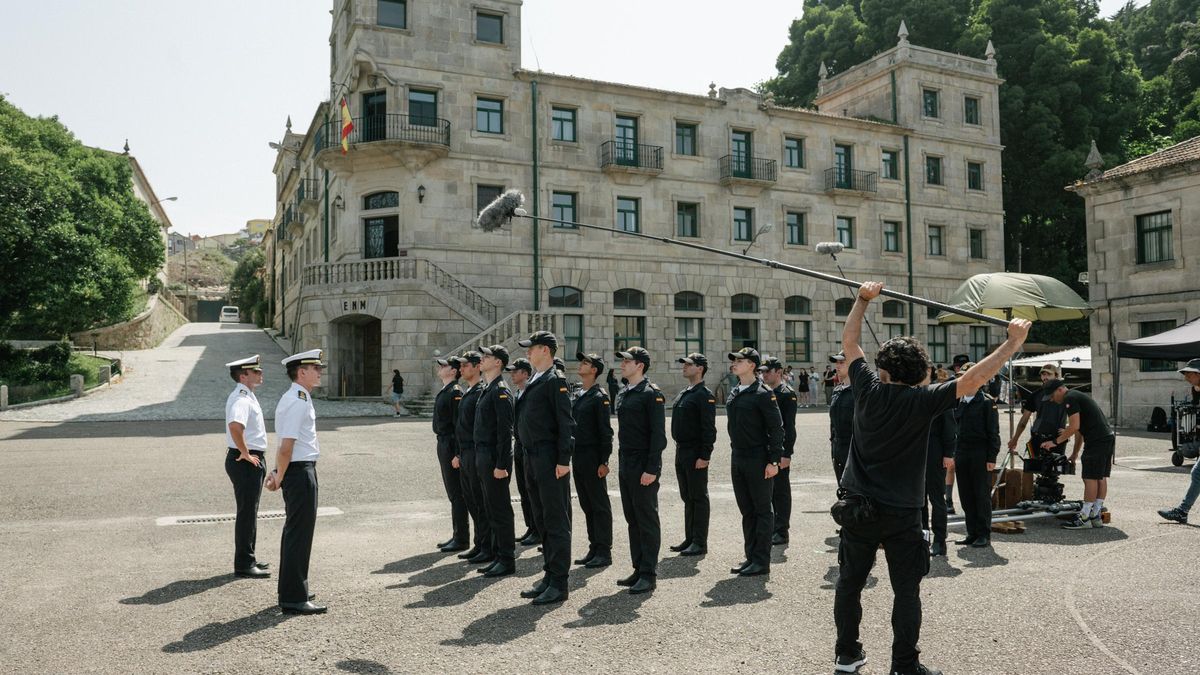Imagen del rodaje de 'Marusía'