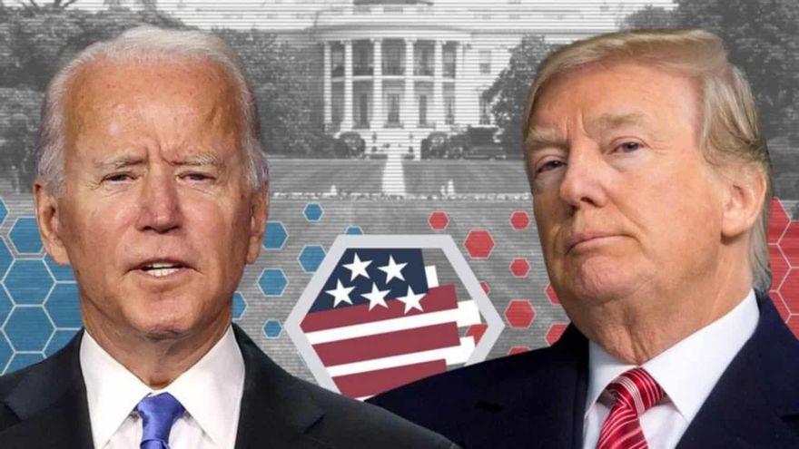 Joe Biden y Donald Trump.
