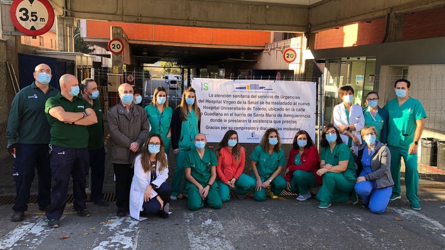 Acto simbólico de cierre del Hospital Virgen de la Salud de Toledo