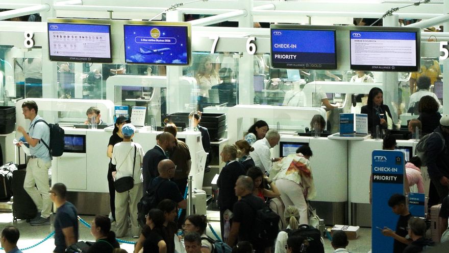Aeropuerto de Fiumicino (Roma).