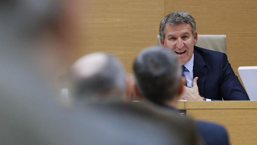 El líder del PP, Alberto Núñez Feijóo, comparece este lunes ante la comisión del Congreso que investiga la gestión de la dana