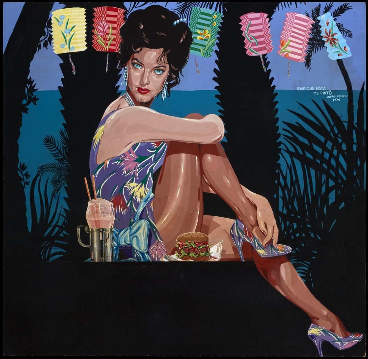 Retrato de Ava Gadner en la exposición de Costus