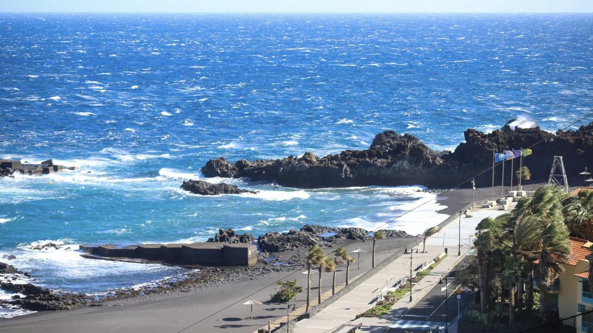 Imagen de archivo de la costa de La Palma