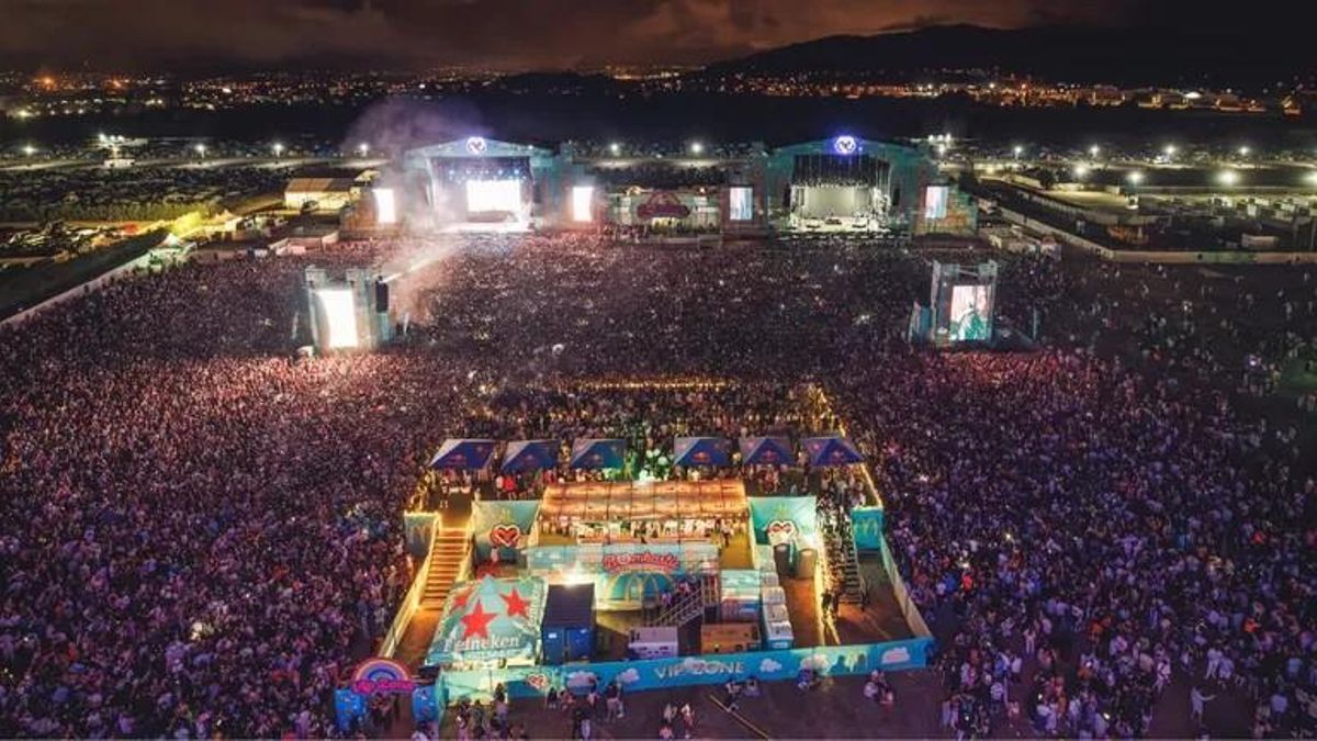 La primera noche de conciertos en la edición de 2023 del Boombastic en el concejo asturiano de Llanera tuvo una asistencia multitudinaria.
