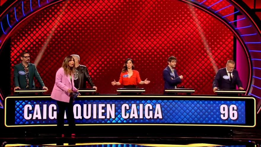'Caiga quien caiga' se reencontró en 'Family Feud', pero tropezó con el ingrediente prohibido de la paella