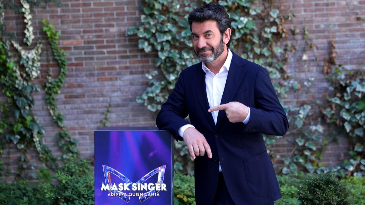 Arturo Valls en la presentación de 'Mask Singer 5'