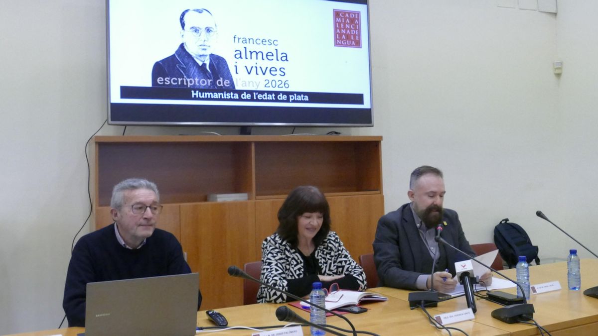 L’AVL celebra la vintena edició de l’Escriptor de l’Any amb la recuperació de la figura de Francesc Almela i Vives.
