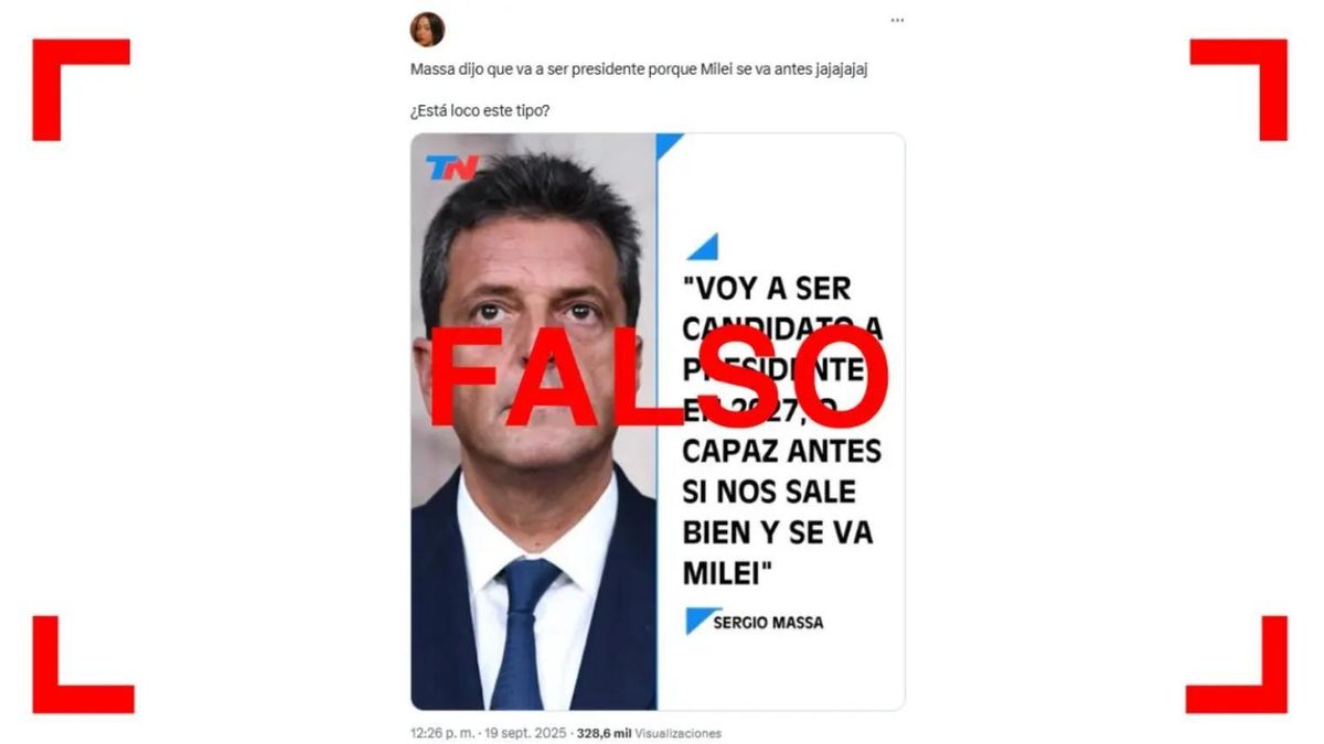 La placa comenzó a circular semanas después de las elecciones legislativas de la provincia de Buenos Aires, celebradas el 7 de septiembre.