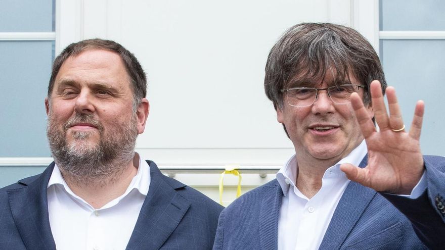Puigdemont y Junqueras, en una imagen de archivo