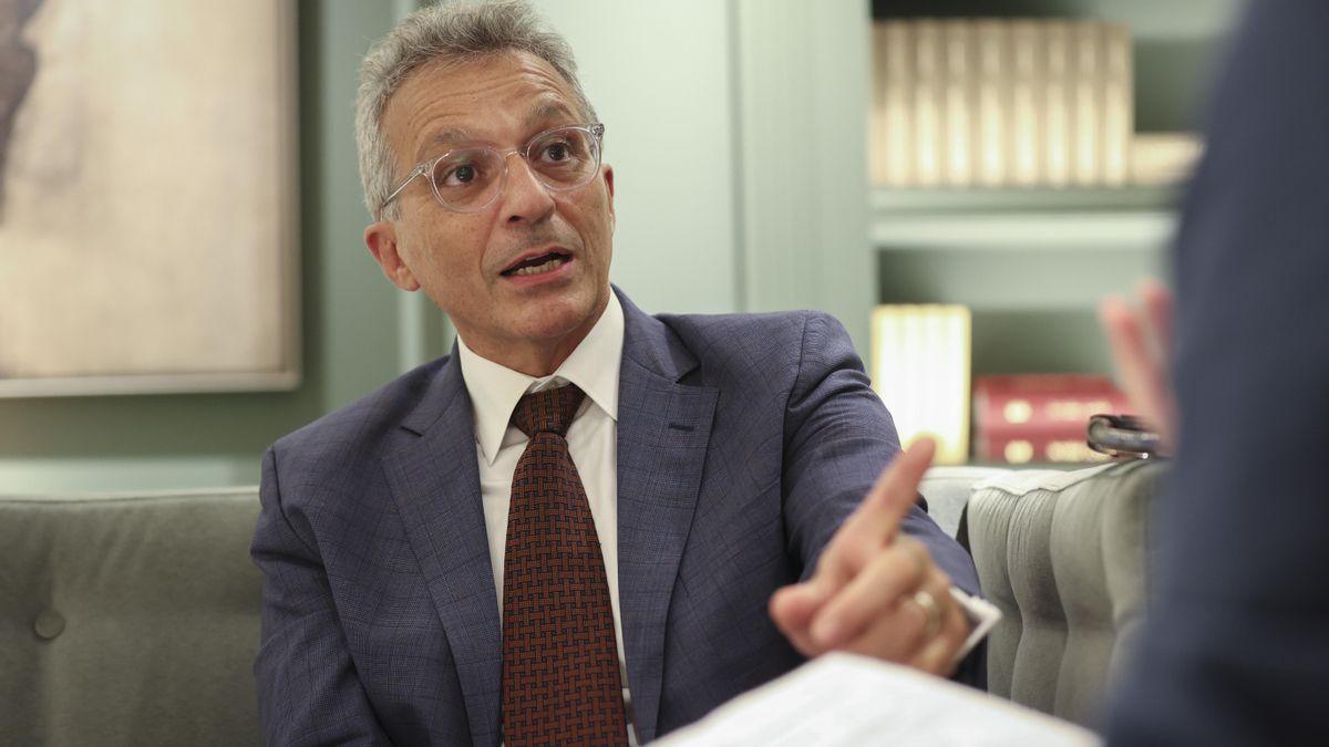 Álvaro Pascual-Leone, durante la entrevista.