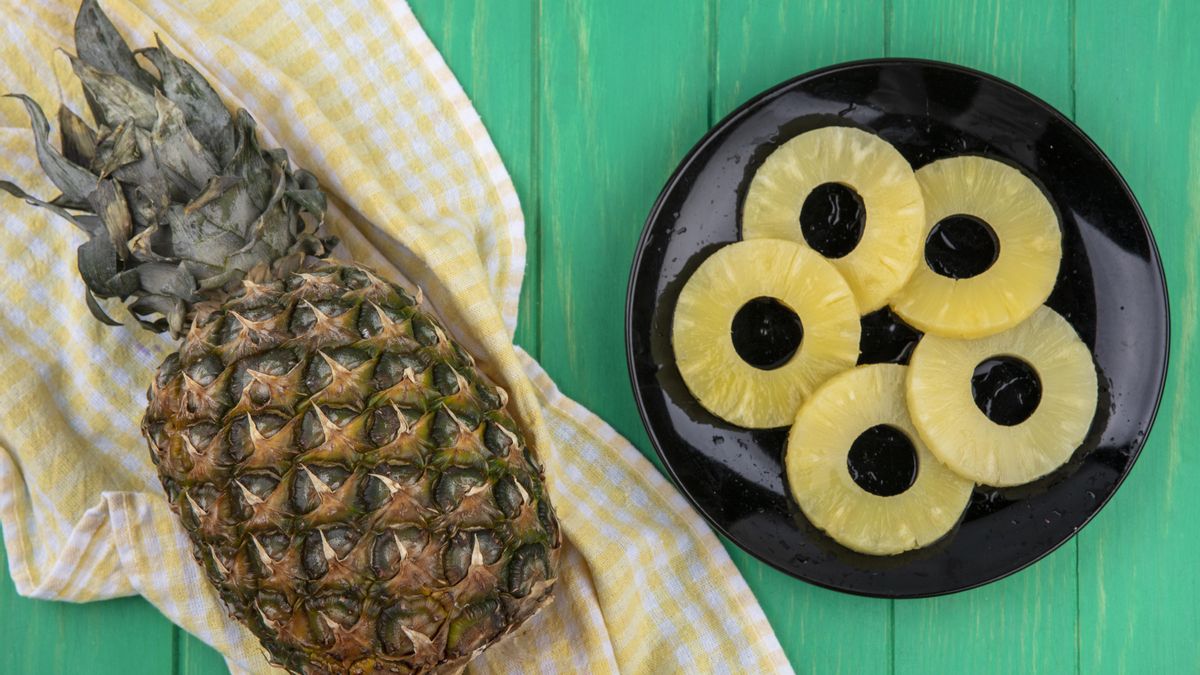 Para esta receta usaremos piña en almíbar