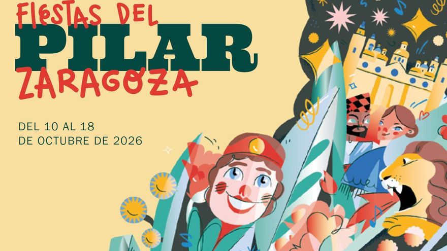 Consulta toda la programación diaria de las Fiestas del Pilar 2026 en Zaragoza