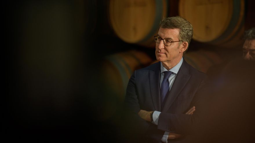 El presidente del PP, Alberto Núñez Feijóo.