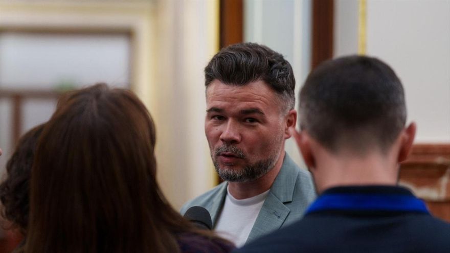 El portavoz de ERC en el Congreso, Gabriel Rufián, durante una sesión plenaria en el Congreso de los Diputados, a 16 de junio de 2026, en Madrid (España). Eduardo Parra / Europa Press