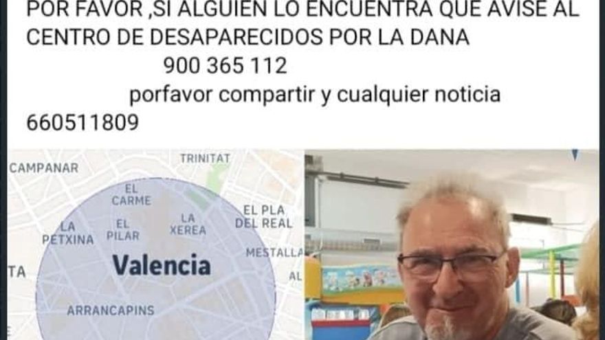 Localizado el cuerpo del albaceteño Felipe García, desaparecido en Catarroja