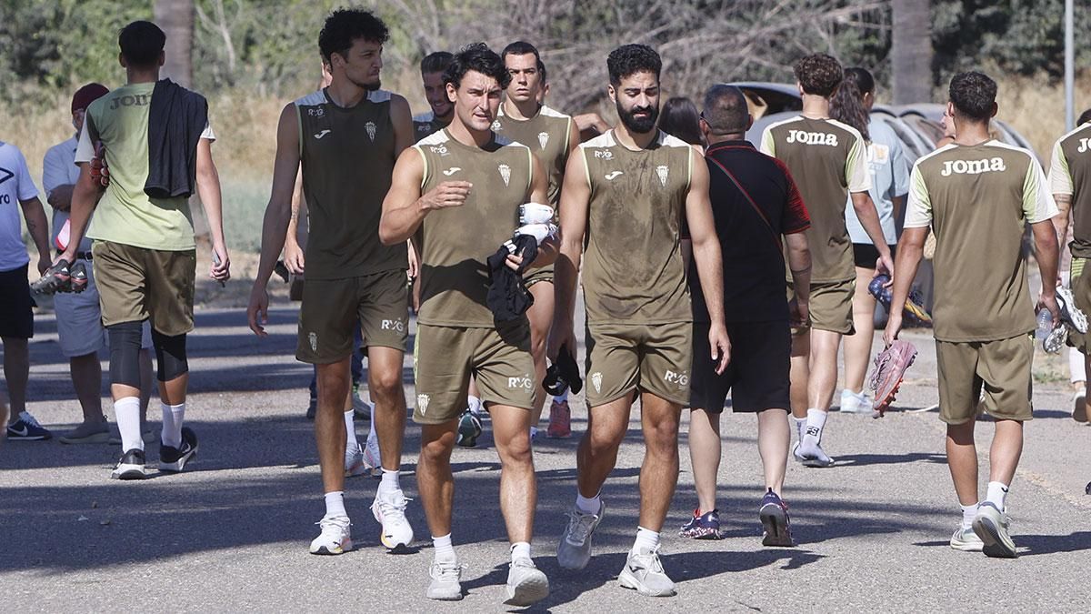 Entrenamiento del Córdoba CF en la Ciudad Deportiva