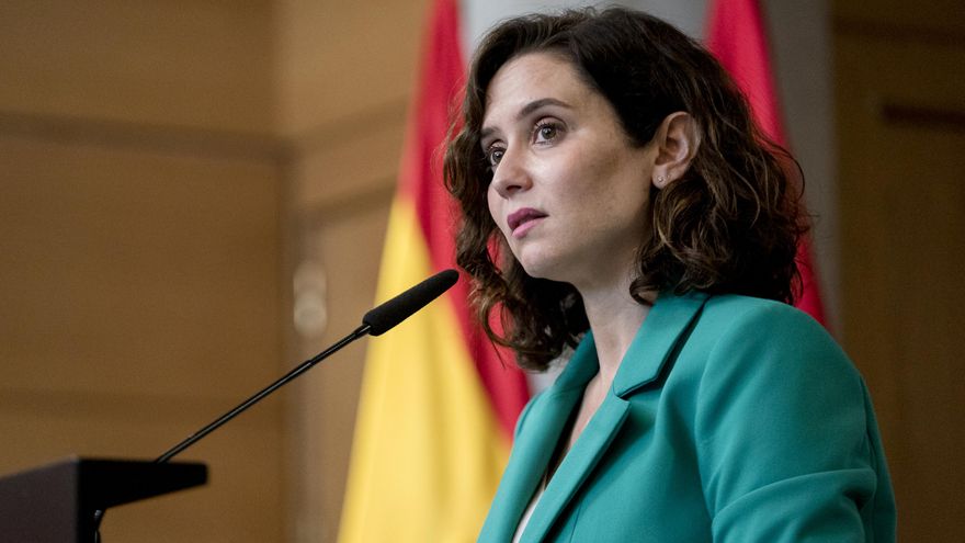 La presidenta en funciones de la Comunidad de Madrid y del Grupo Parlamentario Popular (GPP) en la Asamblea de Madrid, Isabel Díaz Ayuso