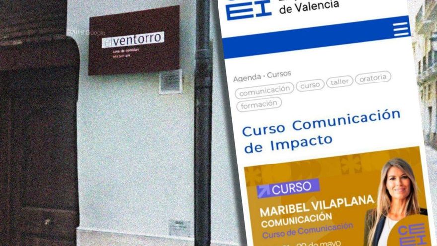 Los cursos de "comunicación de impacto" de Maribel Vilaplana, la periodista que comió con Mazón el día de la DANA