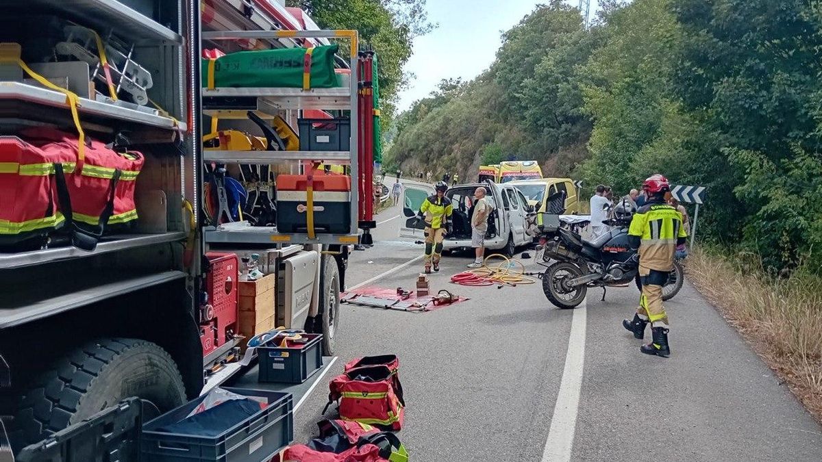 Accidente en Palacios del Sil