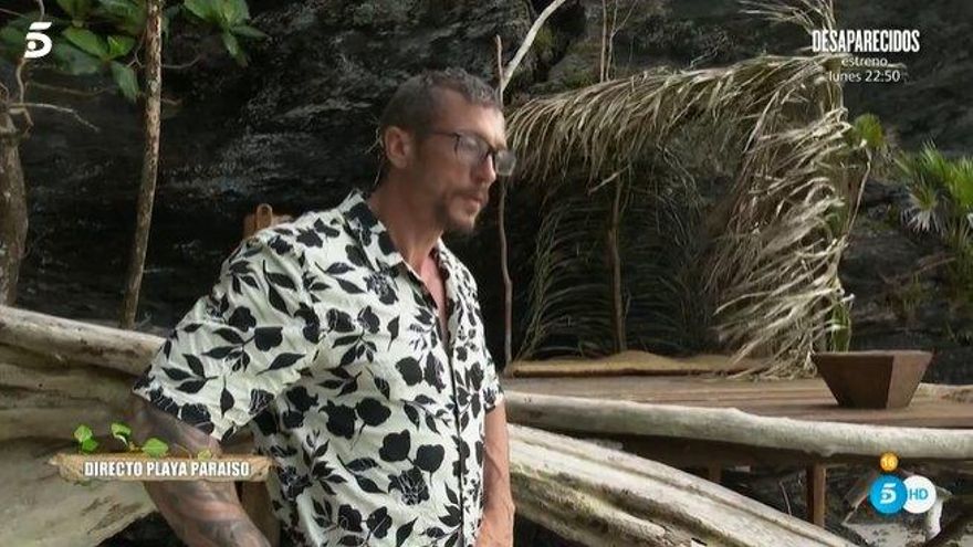 Rubén, en el palafito