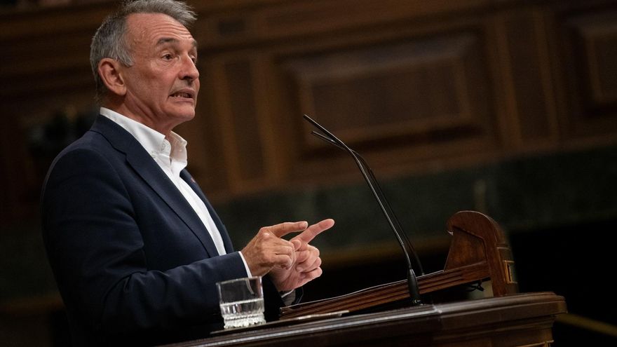 El diputado de Sumar Enrique Santiago interviene durante una sesión plenaria en el Congreso de los Diputados, a 29 de septiembre de 2026, en Madrid (España). Fernando Sánchez / Europa Press