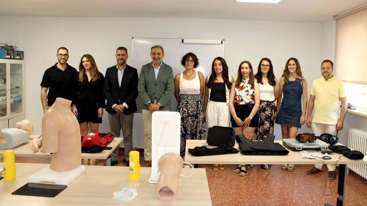 Aula de simulación en el Hospital Mancha Centro de Alcázar de San Juan