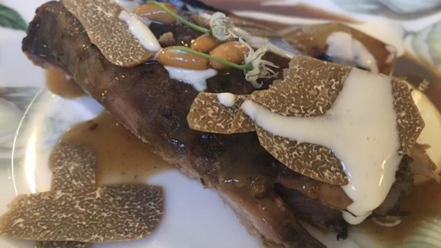 Cordero y trufa. P. V.