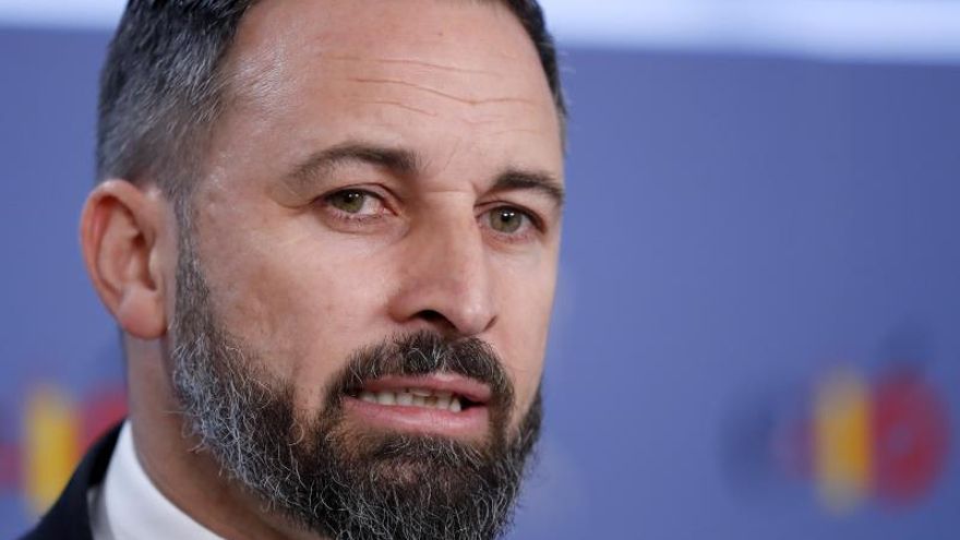 El líder de Vox, Santiago Abascal.