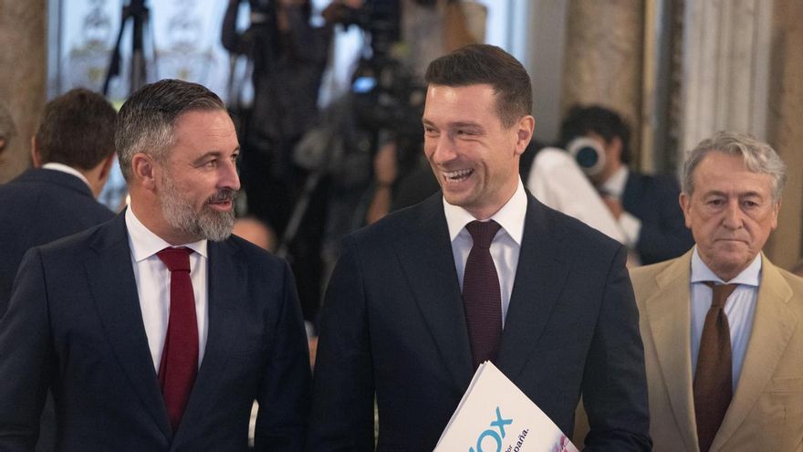 Jordan Bardella y Javier Milei, en España: la ultraderecha mundial se lanza a la precampaña del 29N 