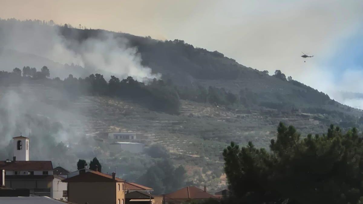 Incendio en Las Hurdes