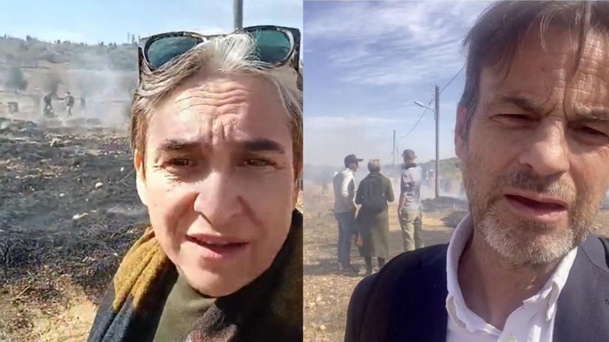 Colau y Asens denuncian un ataque con gases lacrimógenos durante su visita a Palestina