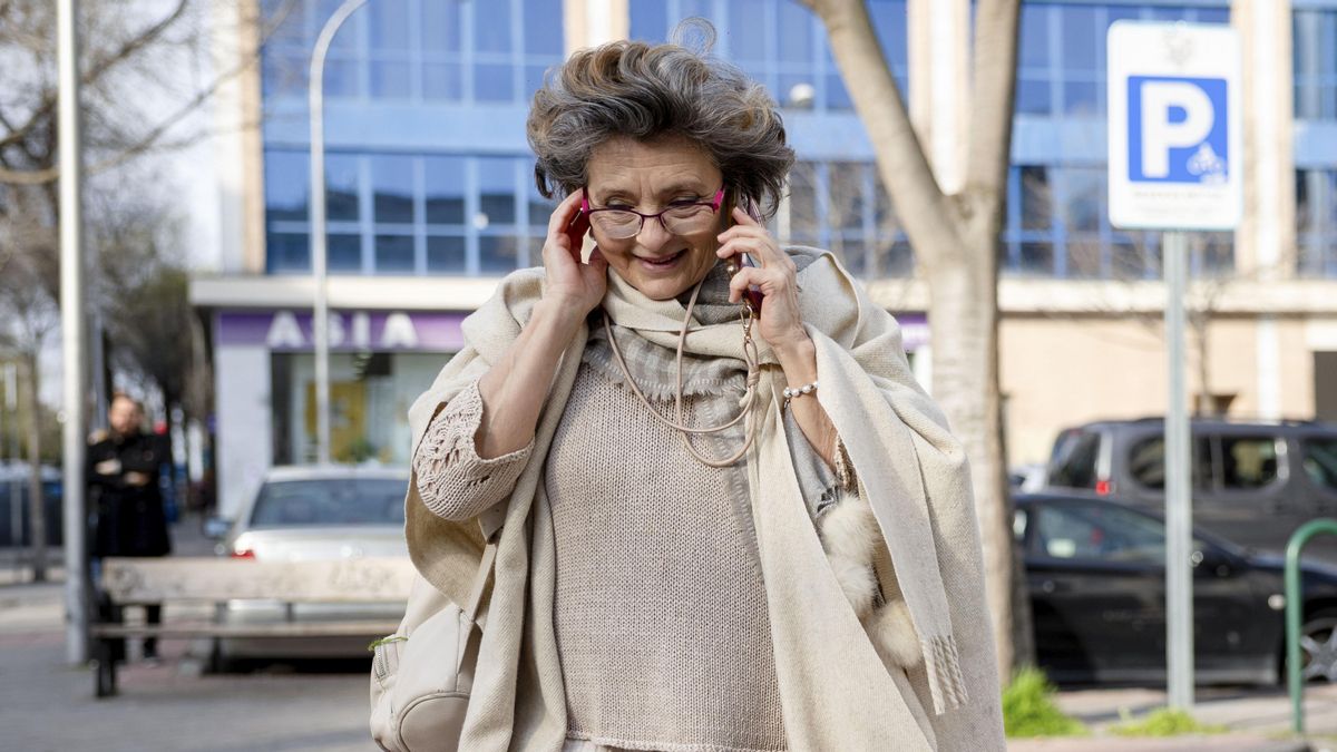 Pilar Baselga, a su llegada este jueves al Juzgado de lo Penal número 22 de Madrid.