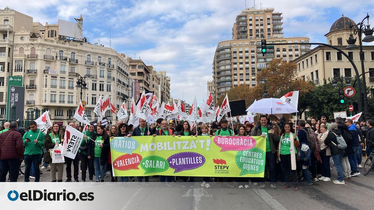 Los sindicatos cifran en un 60% el seguimiento de la huelga educativa ...