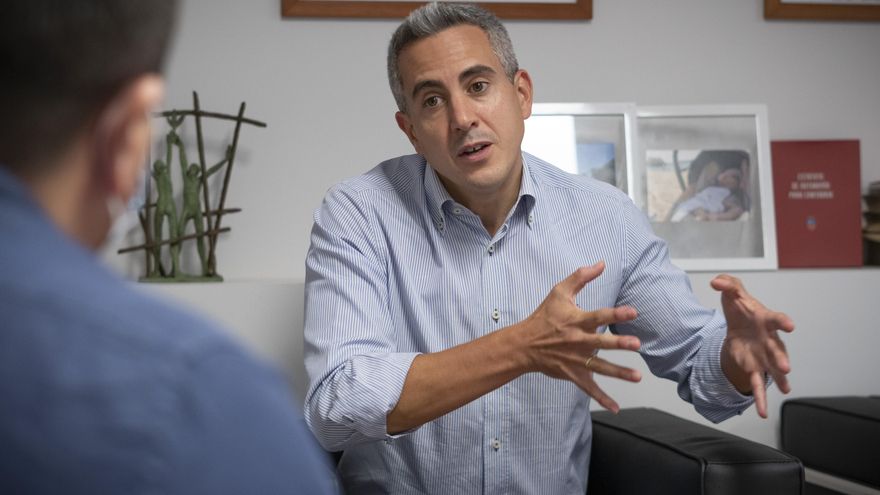 Pablo Zuloaga (PSOE), entrevistado por elDiario.es.