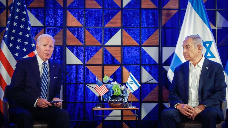 US President Joe Biden meets Israeli Prime Minister Benjamin Netanyahu in Israel