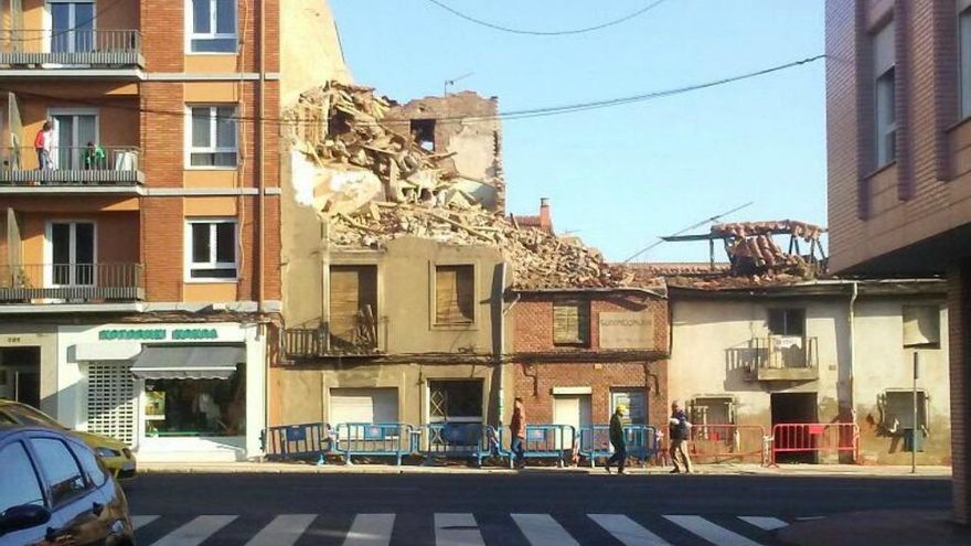 Una de las viviendas en ruinas en Párroco Pablo Díez.