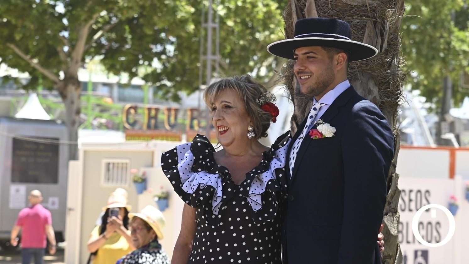 Ambiente de domingo en la feria