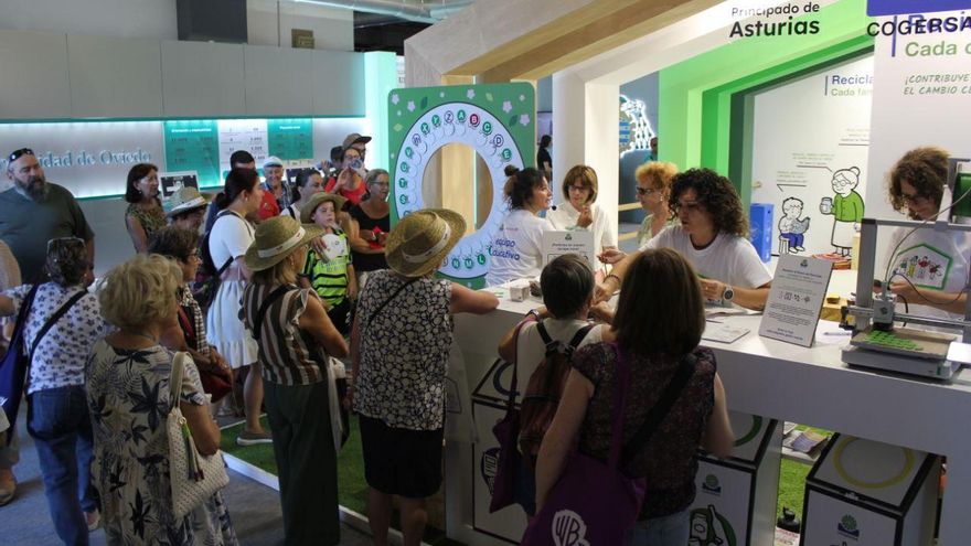 Cogersa recuerda en FIDMA la importancia del reciclaje en casa para luchar contra el cambio climático