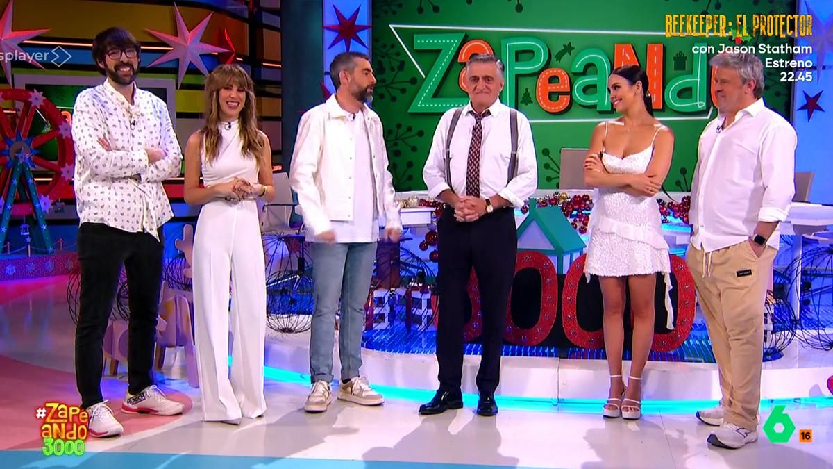 'Zapeando' celebró sus 3.000 programas en laSexta con Wyoming como padrino: "Probad a hacer chistes buenos, anima"