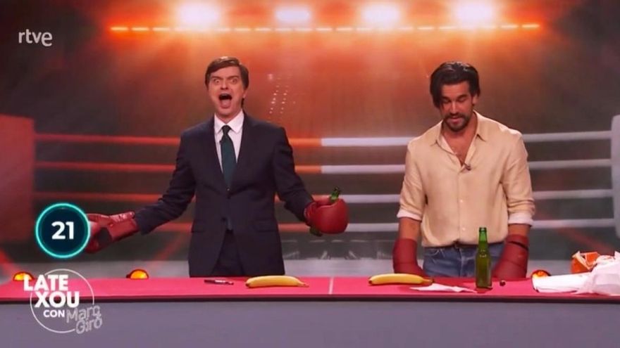 Mario Casas escandalizó a Marc Giró con una prueba del 'Late Xou': "Lo más masculino que he visto en mis 51 años"