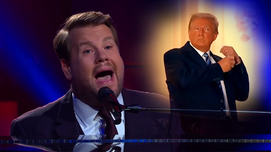 James Corden versiona a Paul McCartney para criticar con ironía al "inmune" Donald Trump
