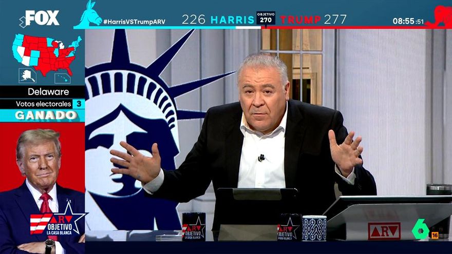 Ferreras lamenta que con la victoria de Trump "gana la desinformación y los bulos": "El mundo entero tiembla"