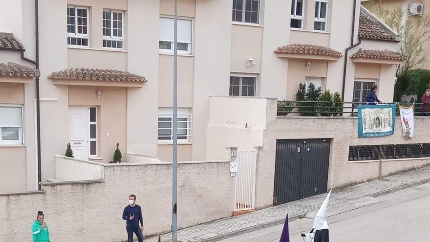 La procesión improvisada en Cocentaina