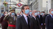 Casado transmite a Sánchez que "a día de hoy" el PP rechaza la prórroga del estado de alarma