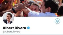 Cuenta de Twitter de Albert Rivera.