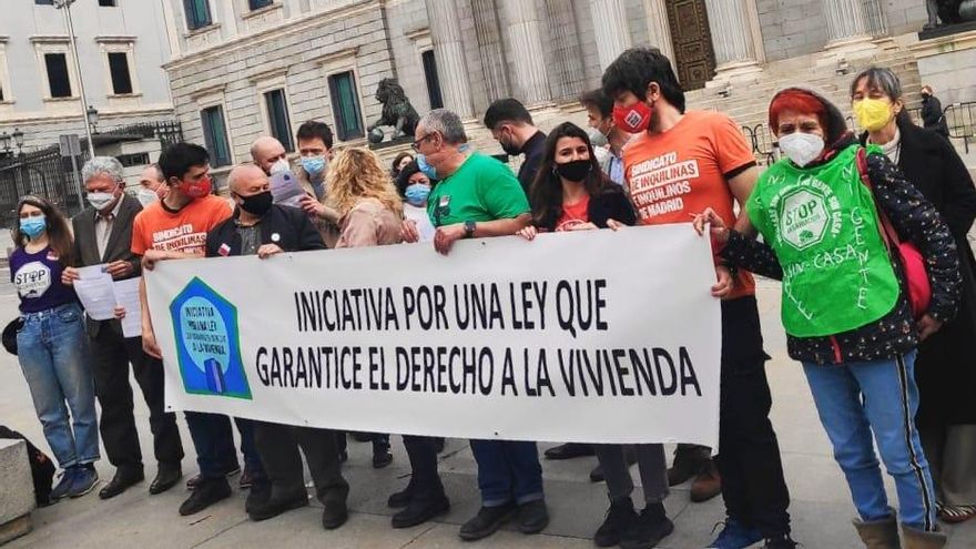 El bloque de la investidura presiona al PSOE para que incorpore la regulación de alquileres en la Ley de Vivienda