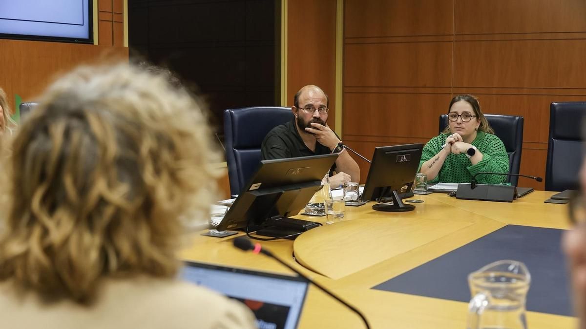 Jesús Oñate, de LAB, este lunes en el Parlamento Vasco