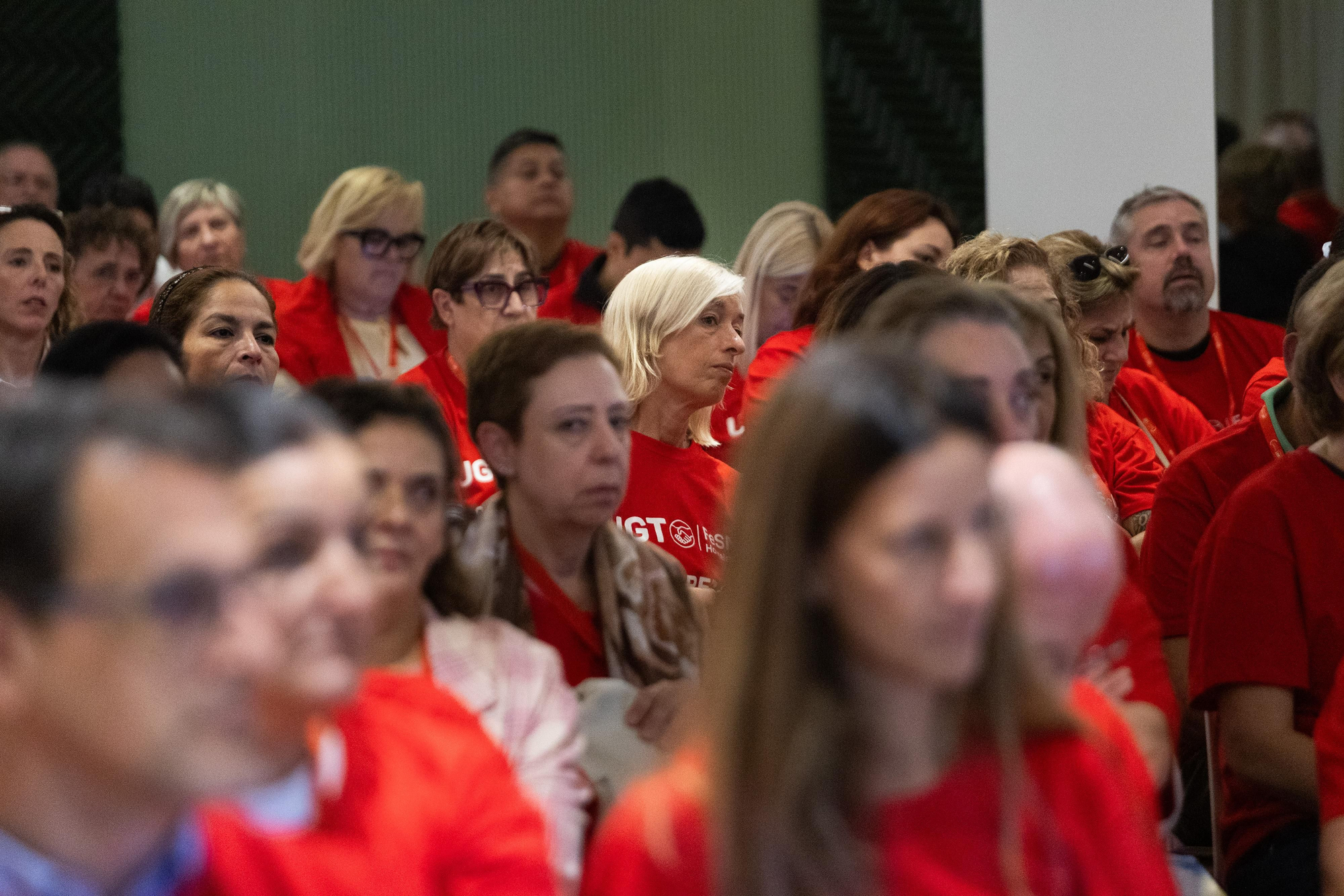 Parte de las camareras de piso asistentes a las jornadas
